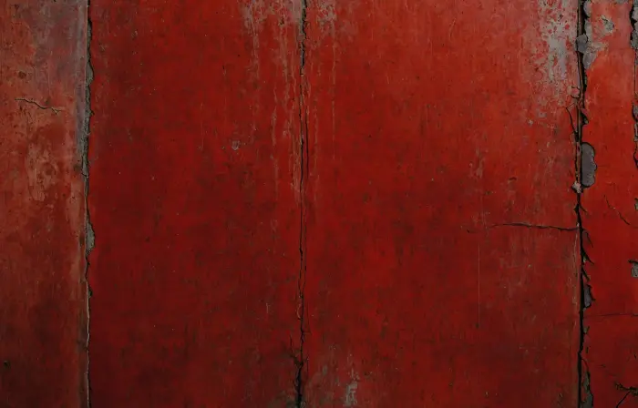 Vivid Red Wall Texture Photo